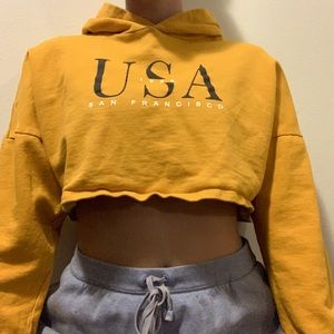 U S A Hoodie